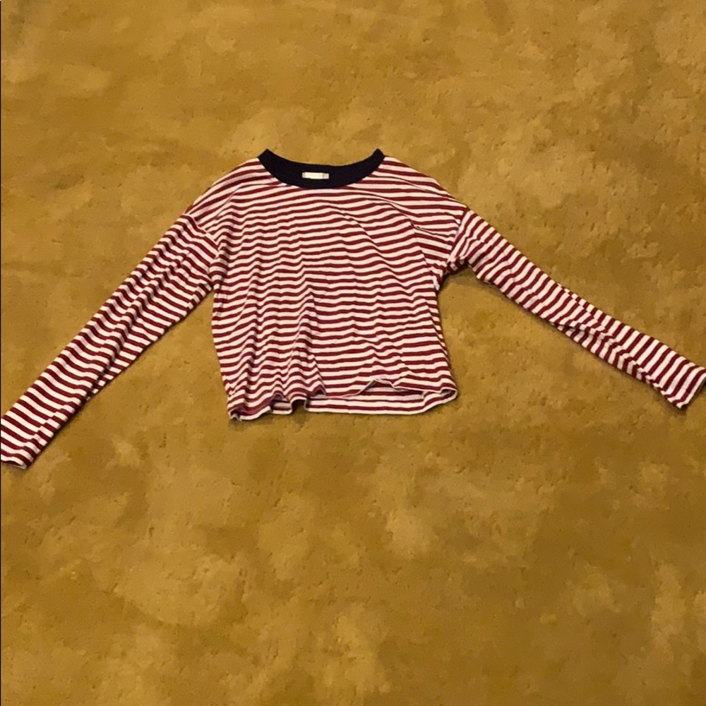 Red and White Stripped Shirt